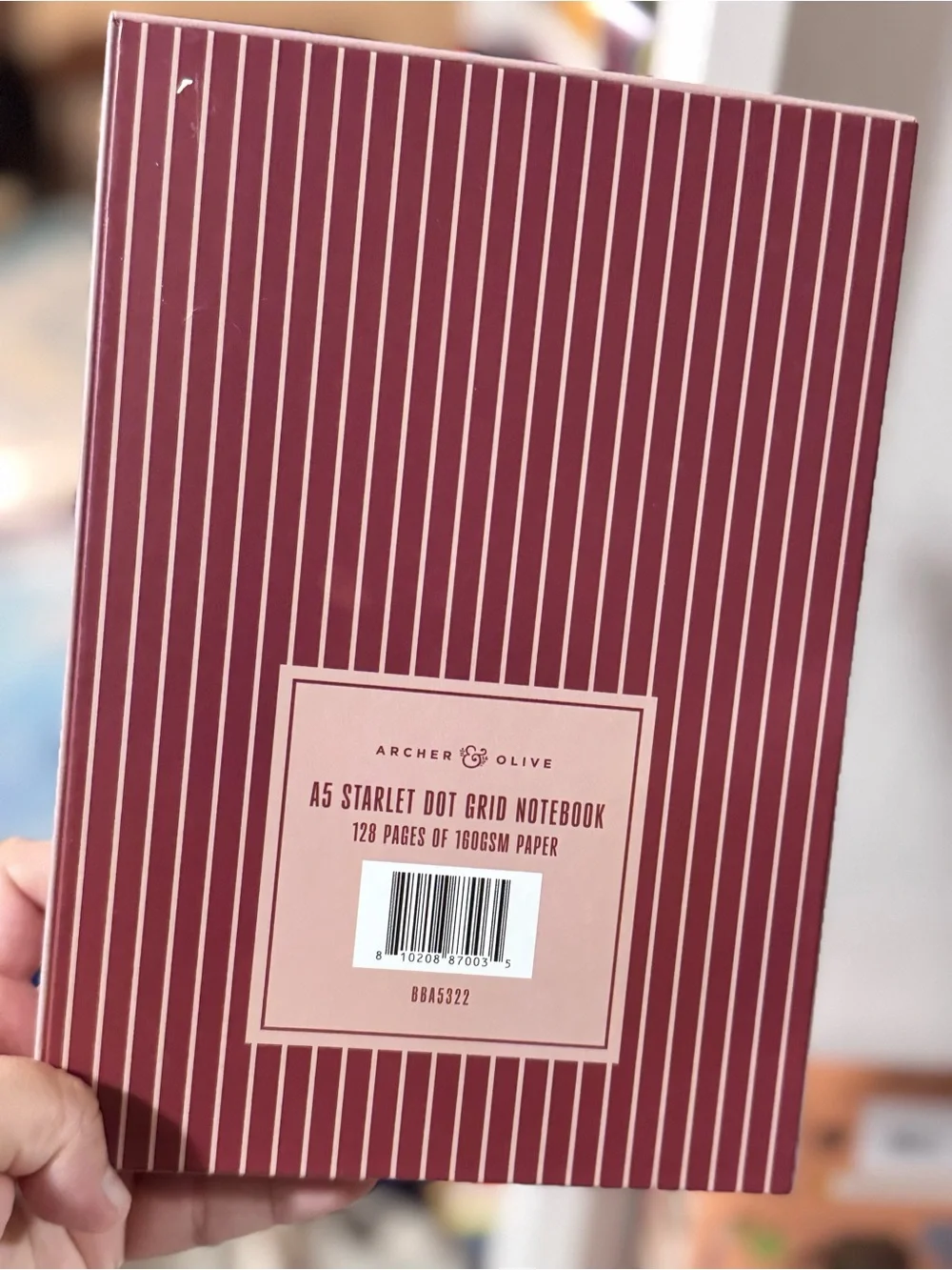 Archer and Olive Grid Notebook